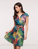 Vestido corto multicolor Lefiore para mujer, vista 1