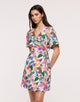 Multicolor Short Dress - Solana