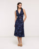 Vestido Midi Azul Marino - Vestinetis