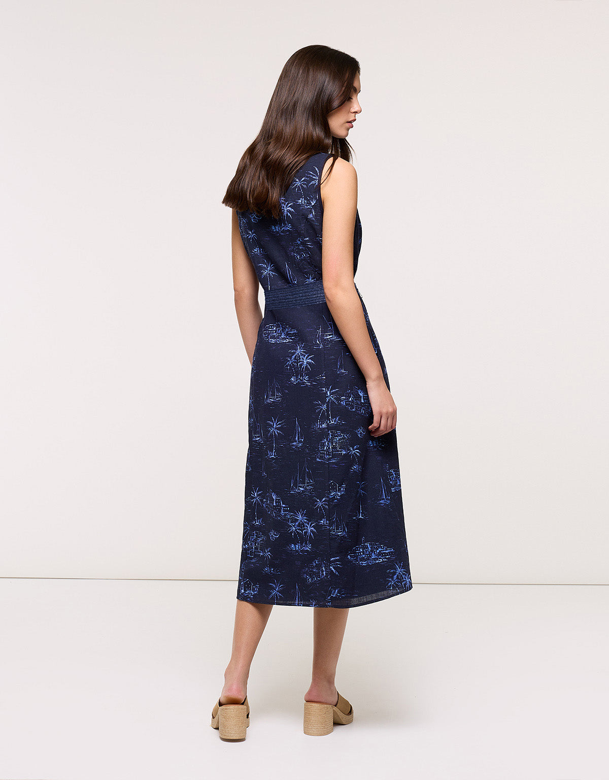 Vestido Midi Azul Marino - Vestinetis 5