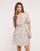 Light Khaki Short Dress - Westil