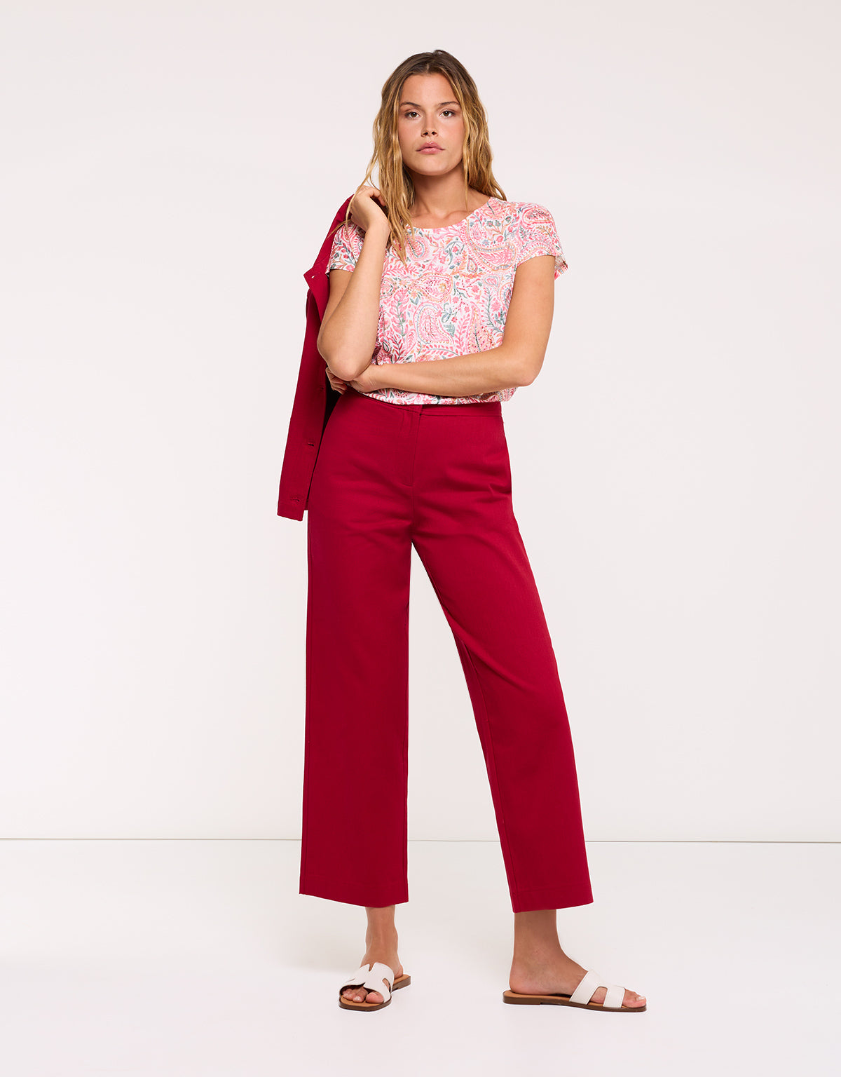 Pantalón Largo Rojo - Ribero 5