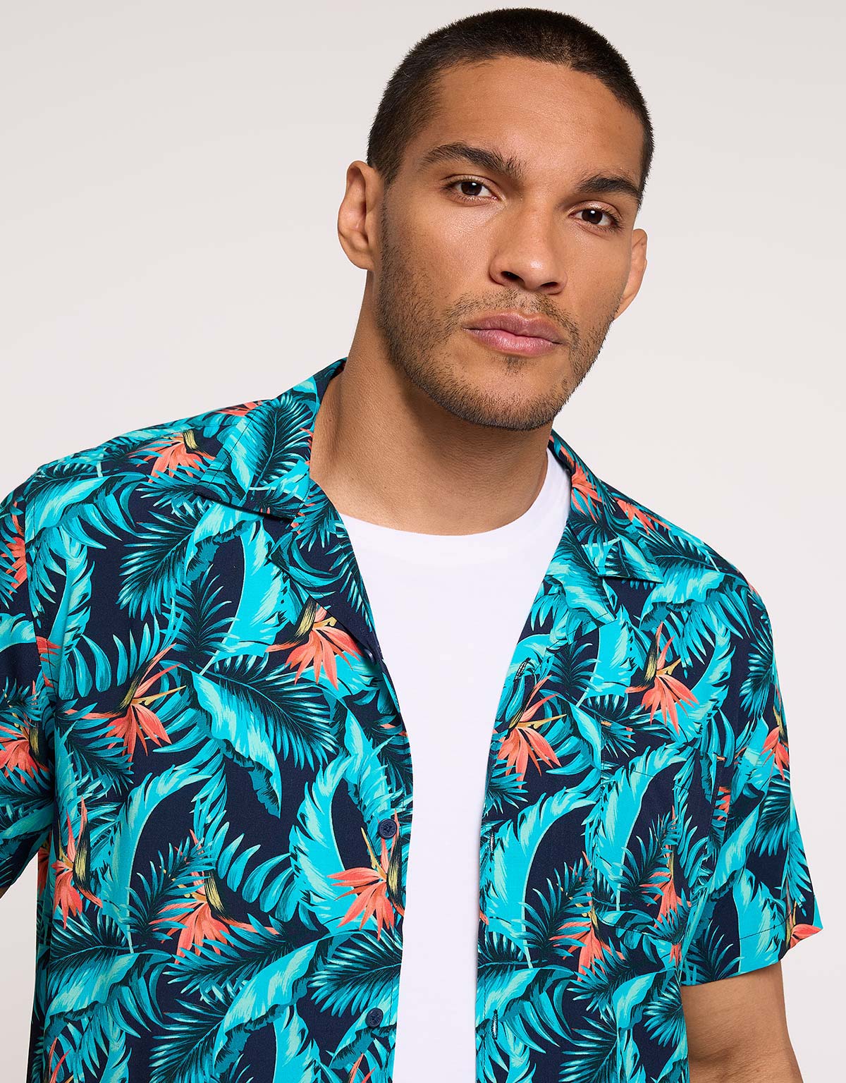 Camisa Manga Corta Azul - Amazonia 4