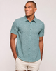 Turquoise Short-Sleeve Shirt - Uros
