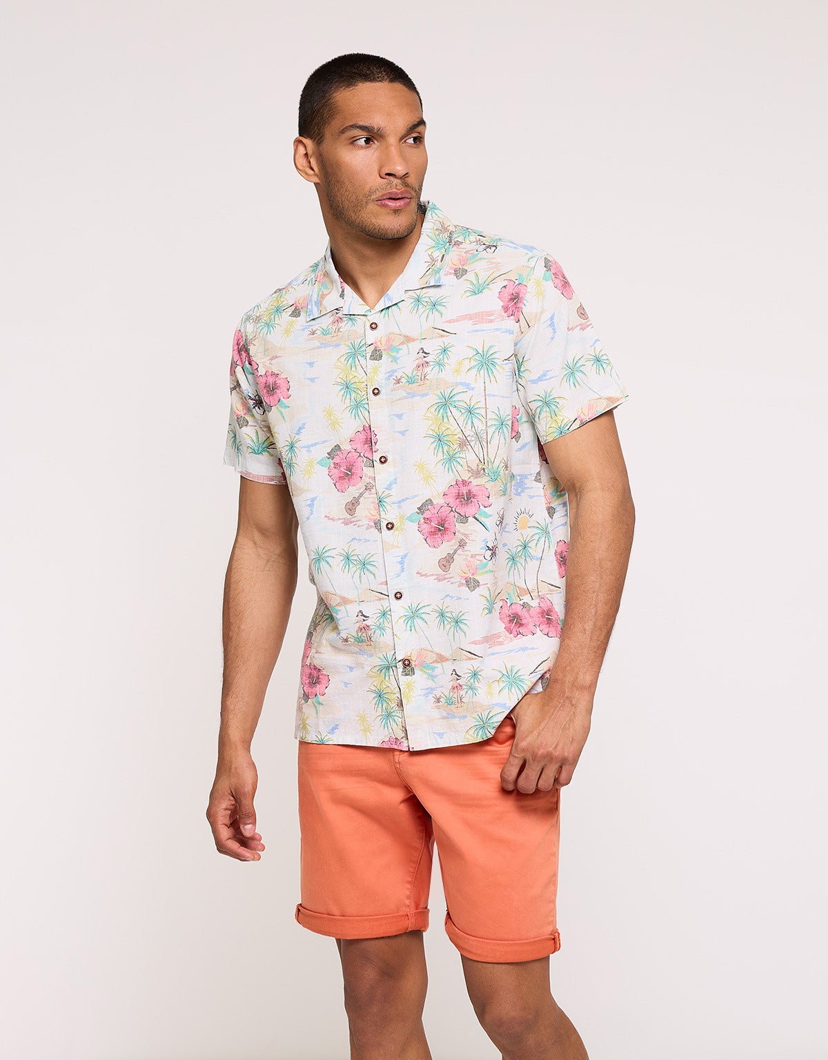 Camisa Manga Corta Blanco - Deuce