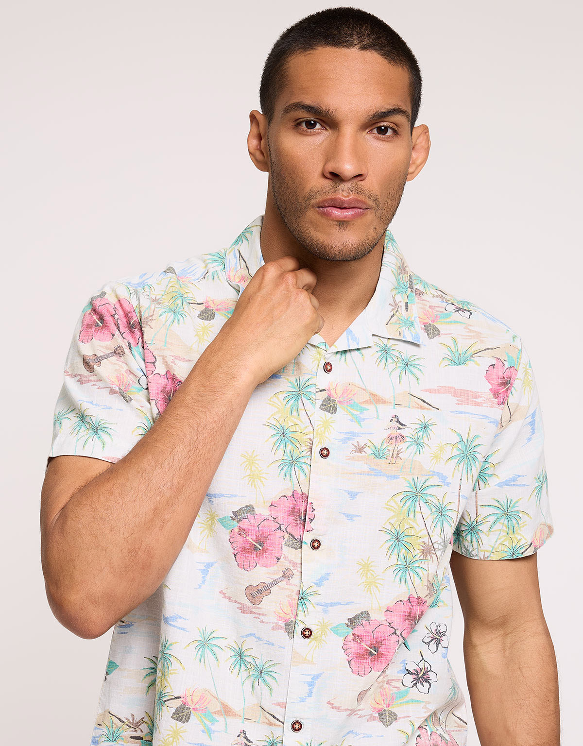 Camisa Manga Corta Blanco - Deuce 4