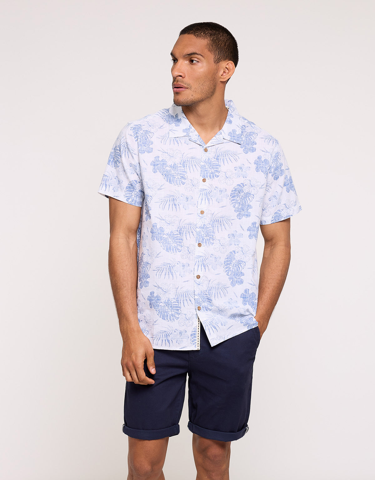 Camisa Manga Corta Blanco - Bluzer