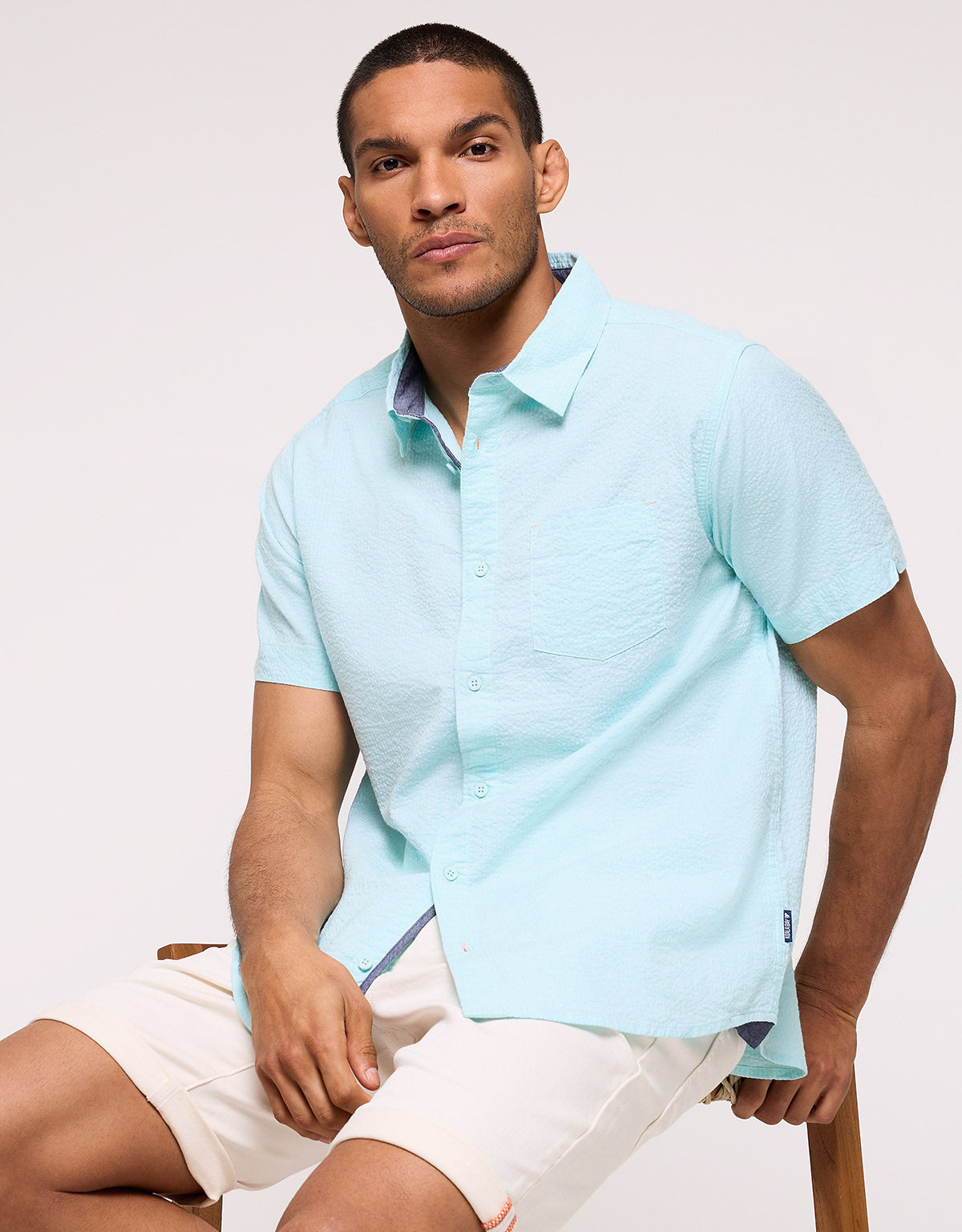Turquoise Short Sleeve Shirt - Naomiq