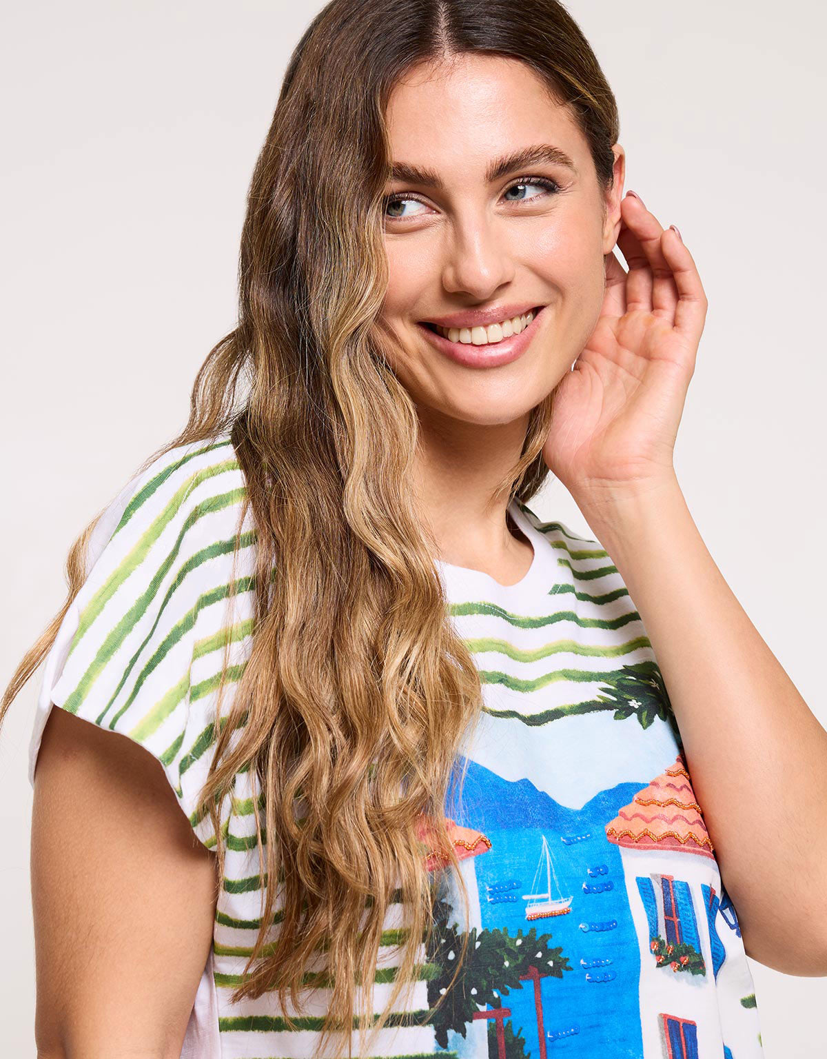Short Sleeve Green T-Shirt - Rolana