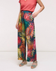 Multicolor Wide-leg Trousers - Leiris