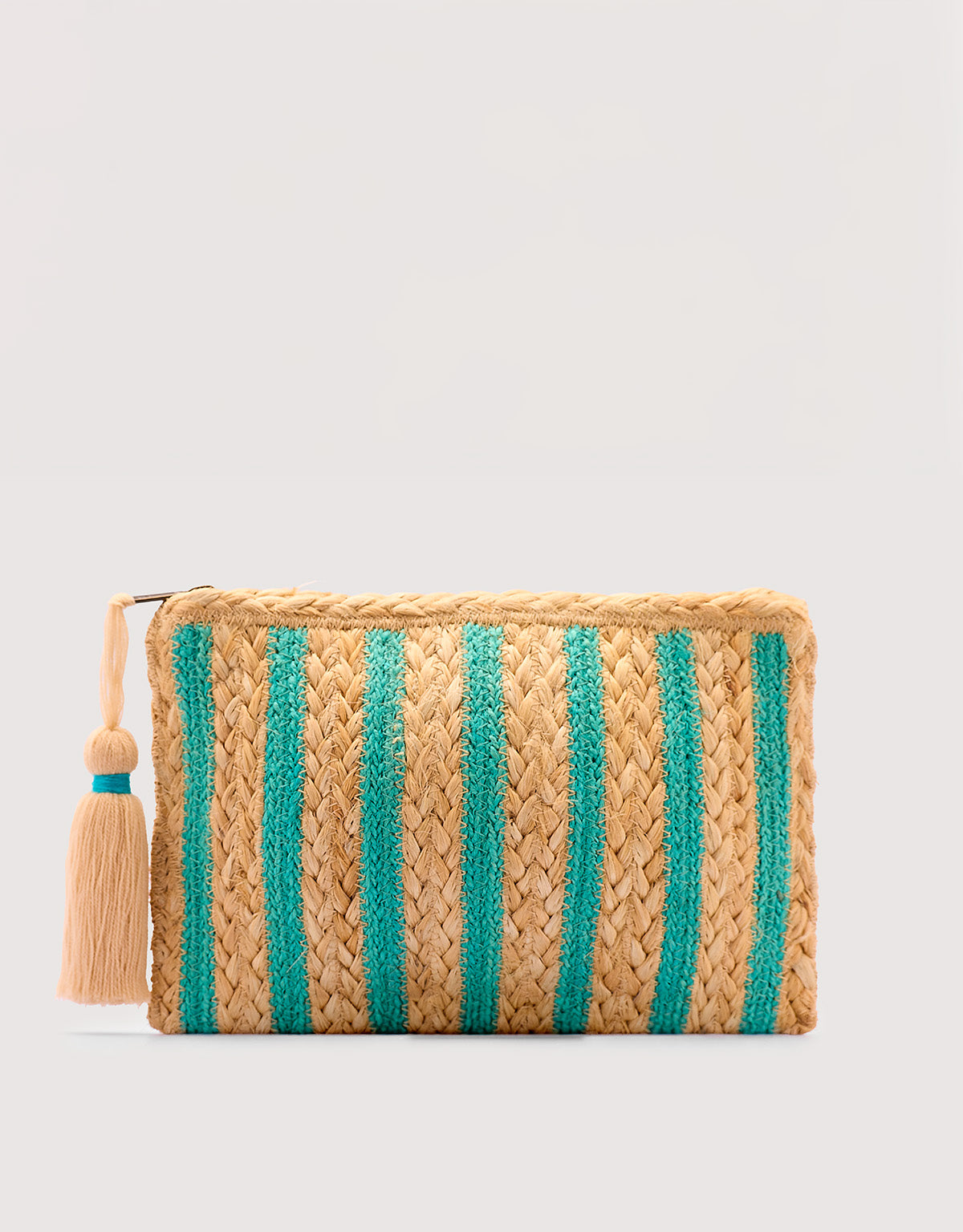 Turquoise Handbag - Kalamkari
