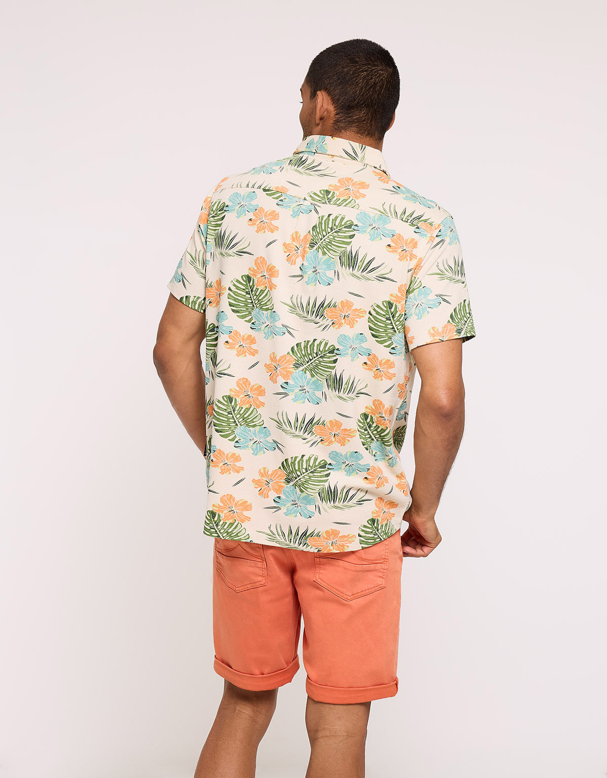 Camisa Manga Corta Beige - Thunder 3