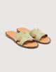 Flat sandals with a laser-cut - Ambrosia