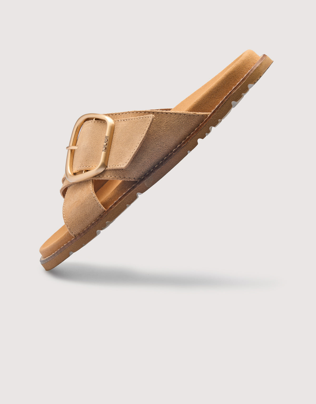 Suede Pala Sandal in Sand - Frisson