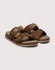 Bio Suede Sandals Brown - Evianna