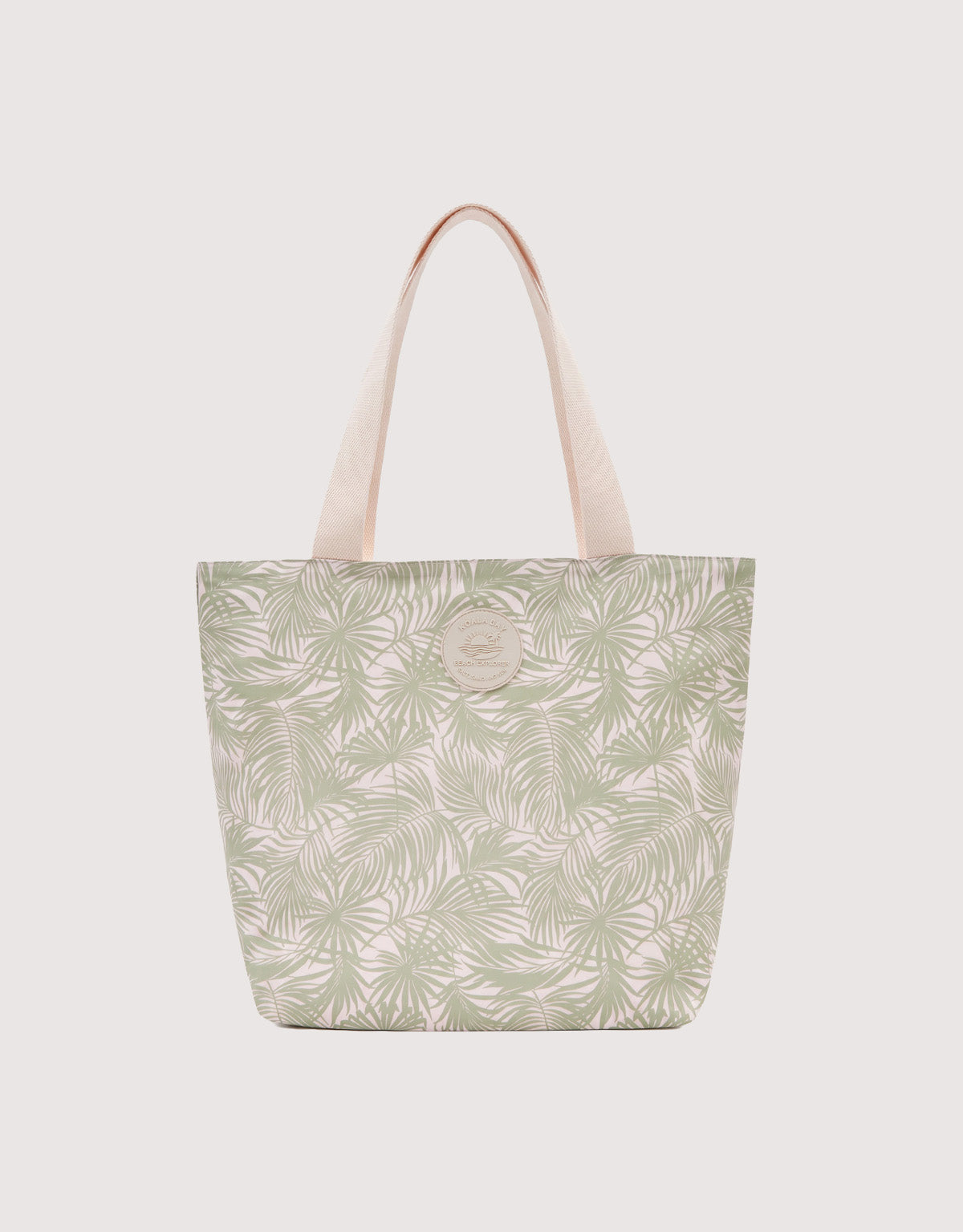 Bolso De Playa Beige Verde Claro - Persia