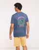 Camiseta Manga Corta Azul Marino - Tropidale