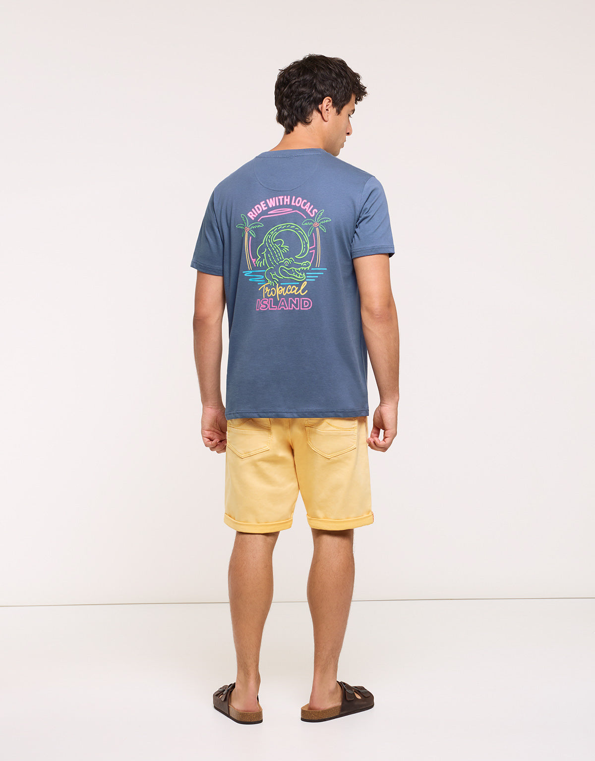 Camiseta Manga Corta Azul Marino - Tropidale 6