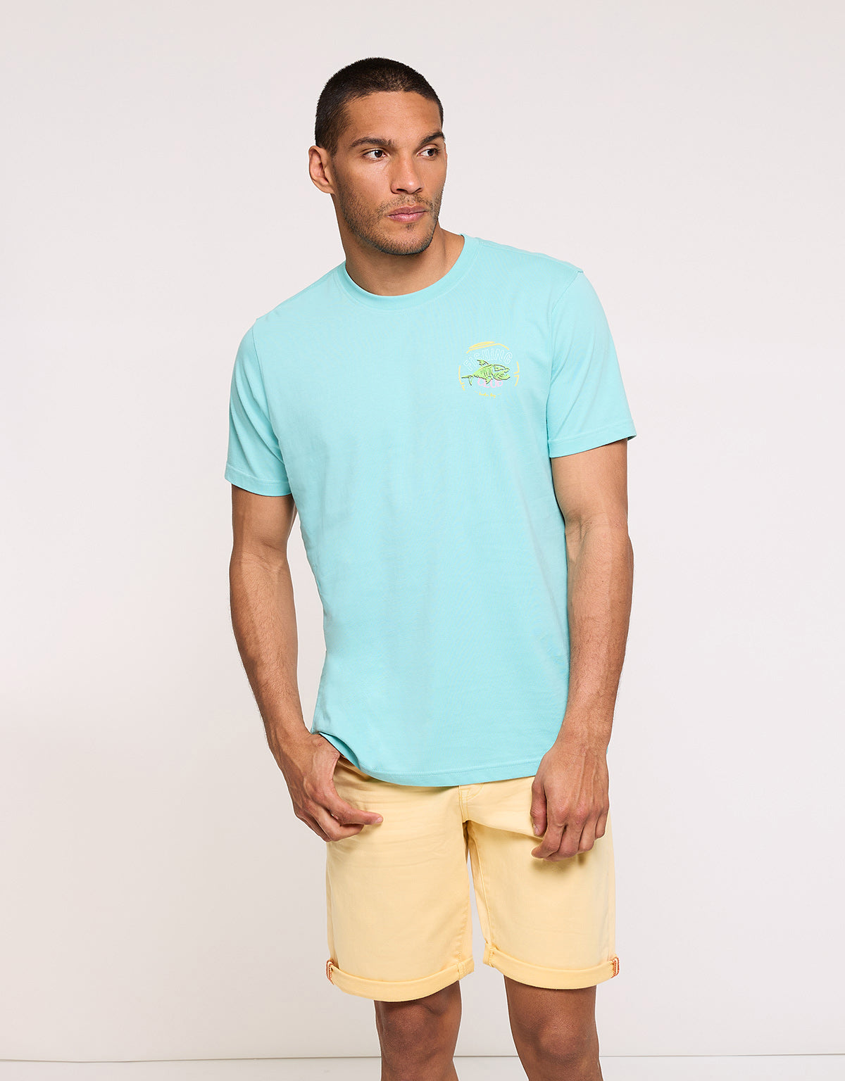 Camiseta Manga Corta Azul - Jeremy 2