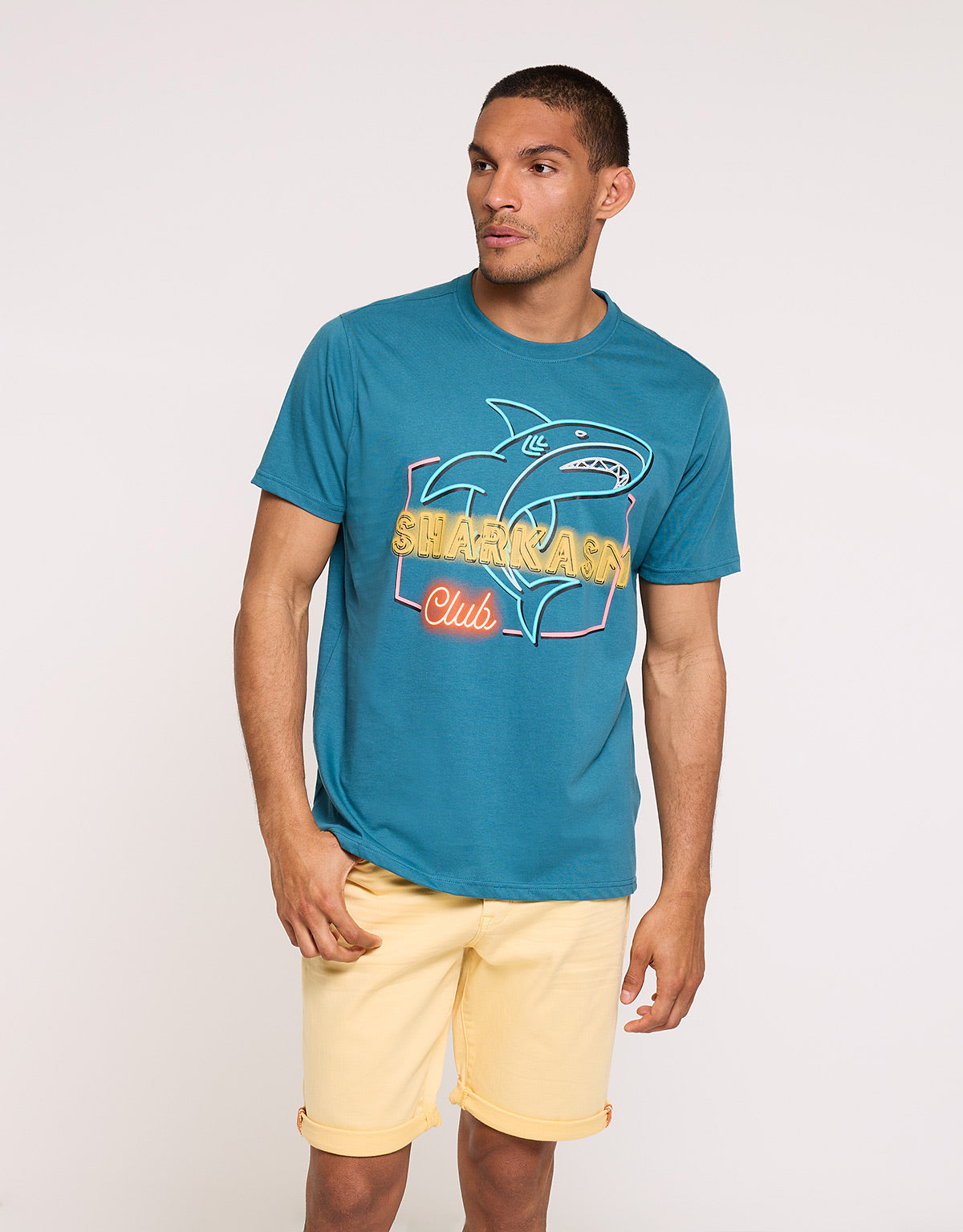 Camiseta Manga Corta Turquesa - Scarfo