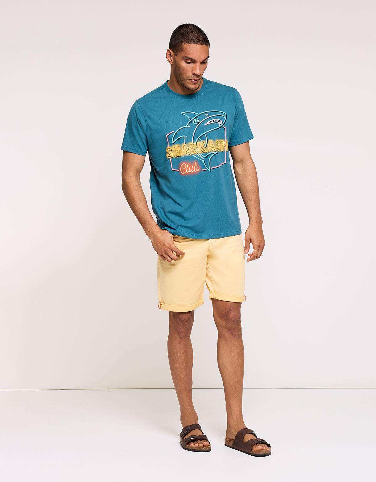 Camiseta Manga Corta Turquesa - Scarfo 3