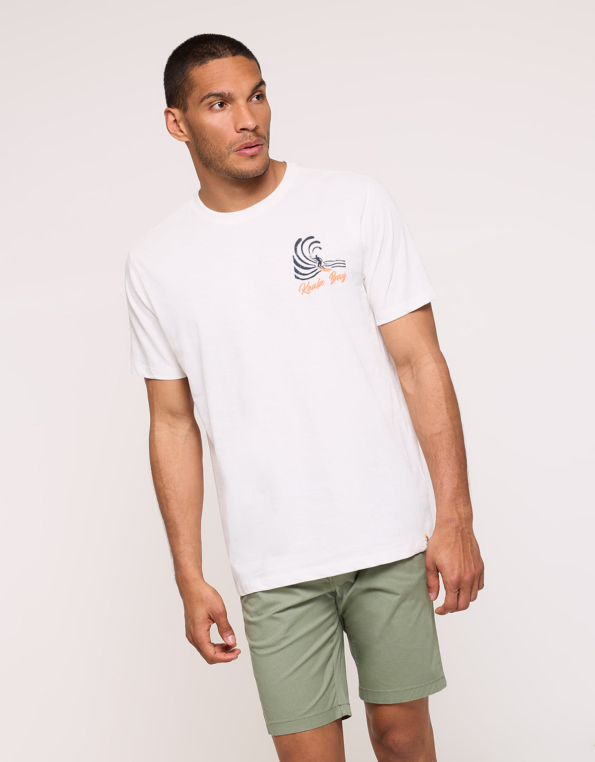 Camiseta Manga Corta Blanco - Bayleed 3