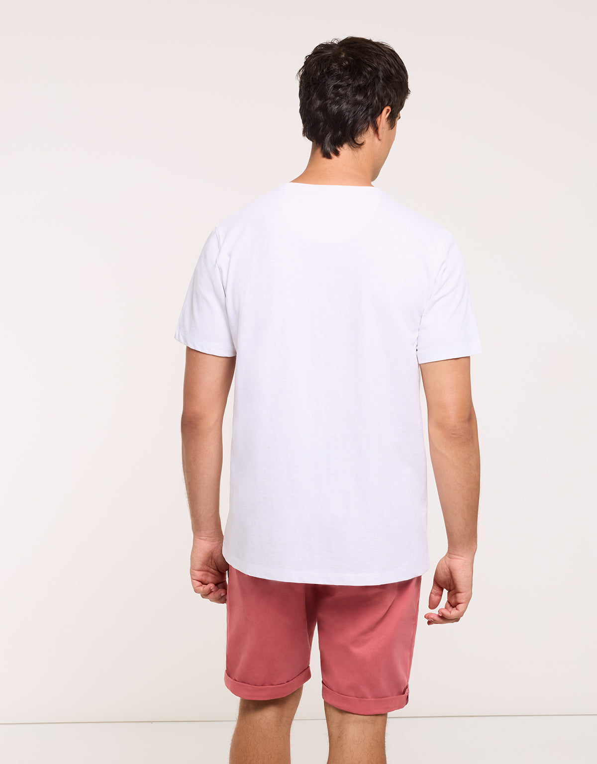 Camiseta Manga Corta Blanco - Leesin 4