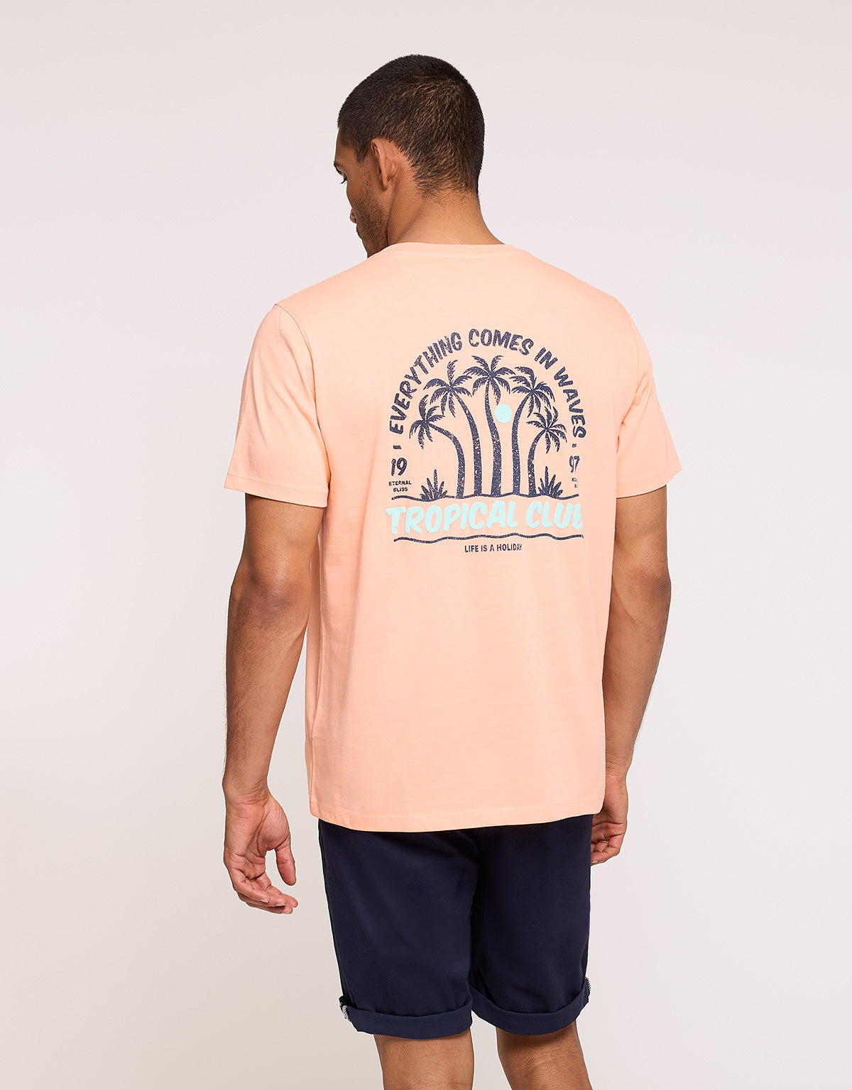 Camiseta Manga Corta Naranja - Portucaliu