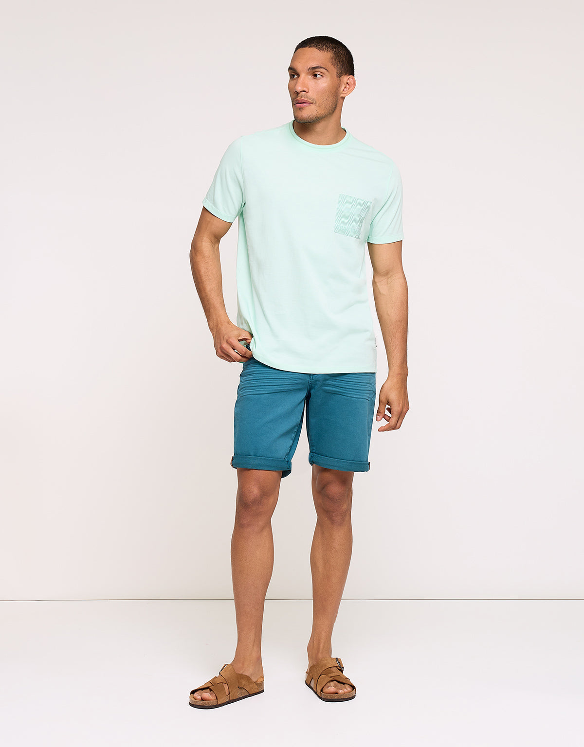Camiseta Manga Corta Verde - Tedeski 5