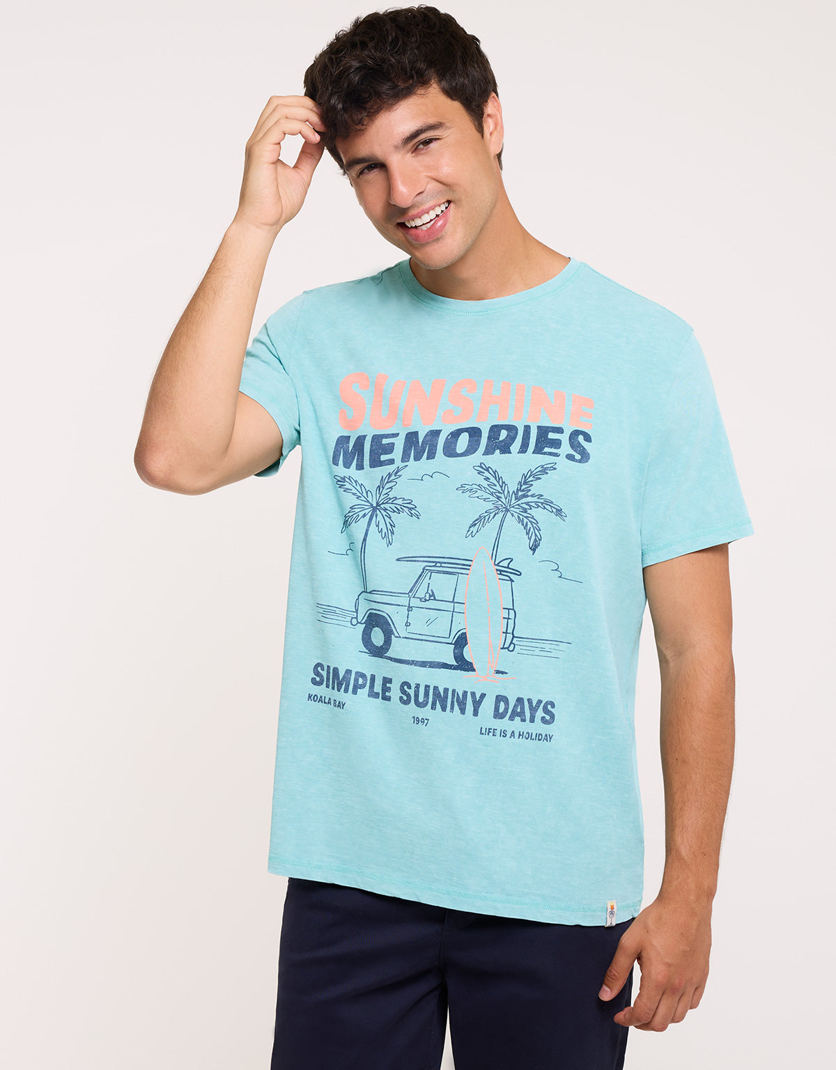 Camiseta Manga Corta Azul - Bayside 2