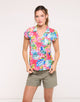 Camisa Manga Corta Rosa - Nery
