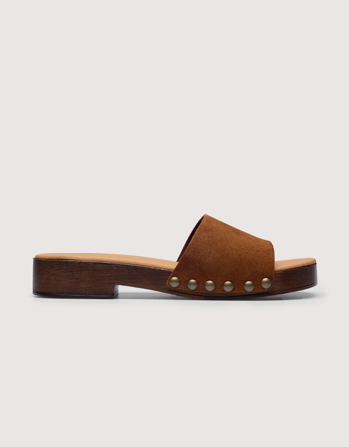 Brown Platform Clog - Lilac