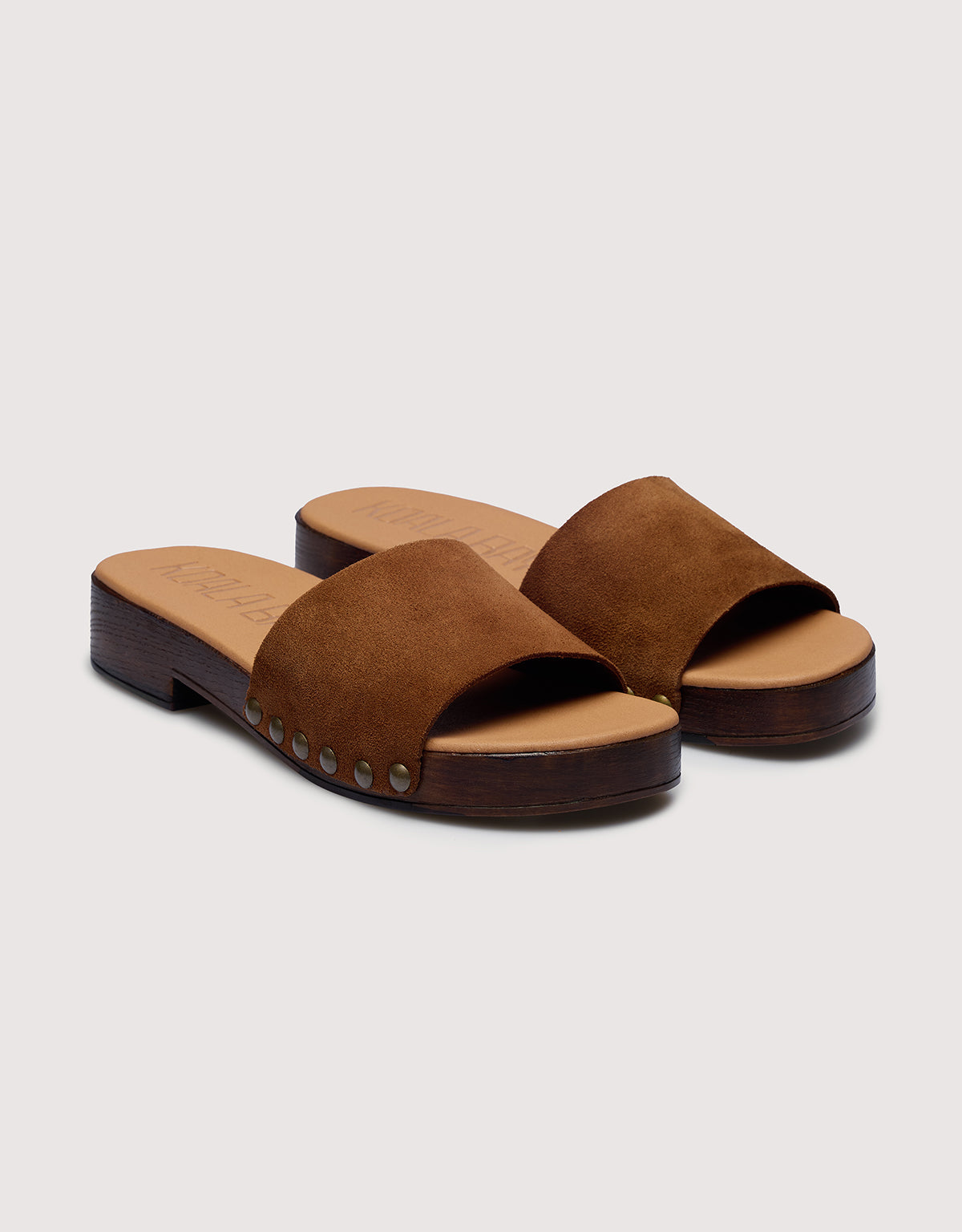 Brown Platform Clog - Lilac