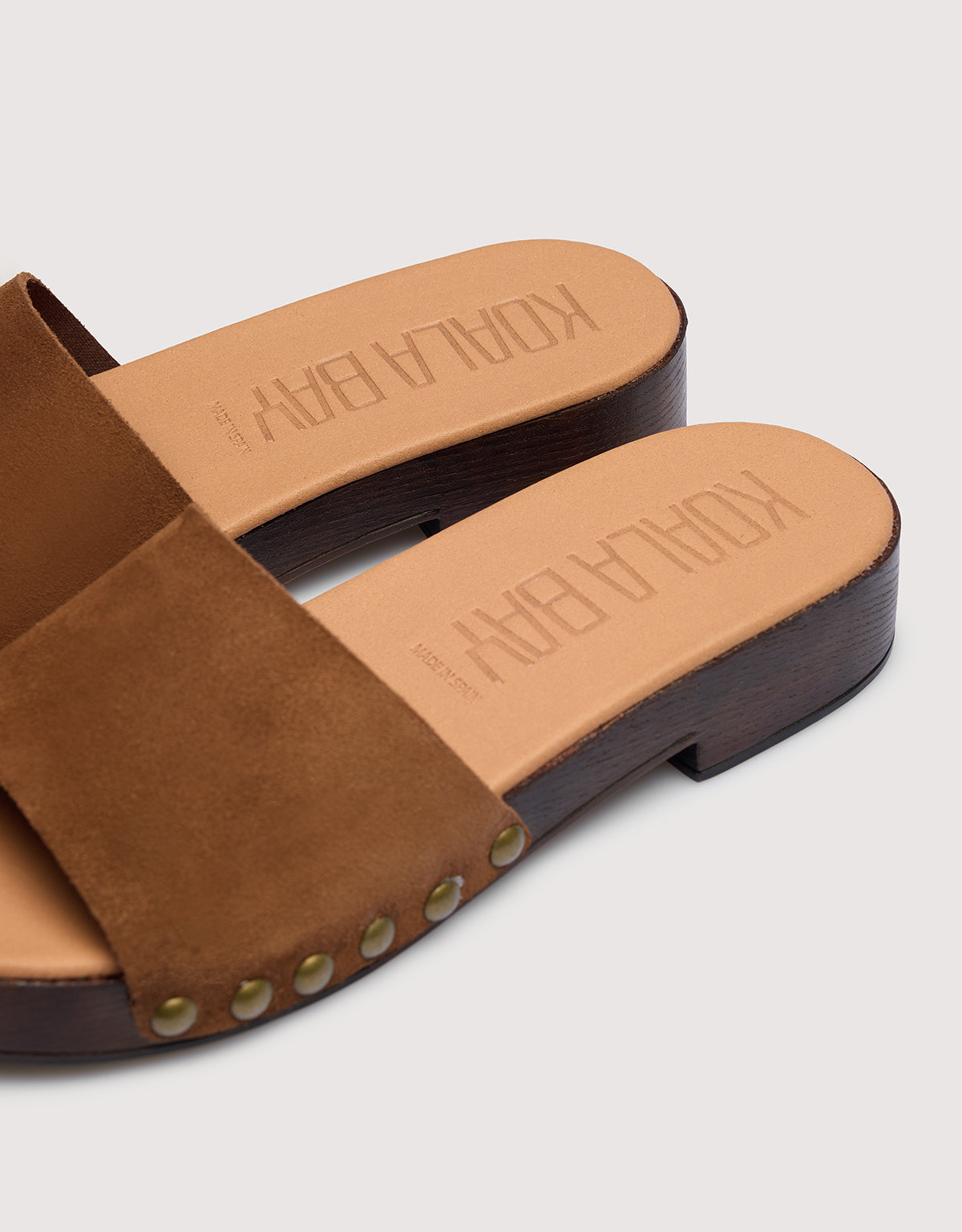 Brown Platform Clog - Lilac
