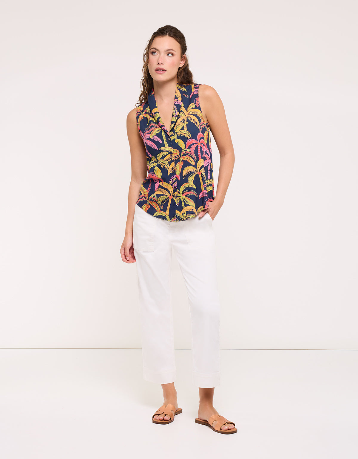 Blusa Sin Mangas Azul Marino - Celestial 5