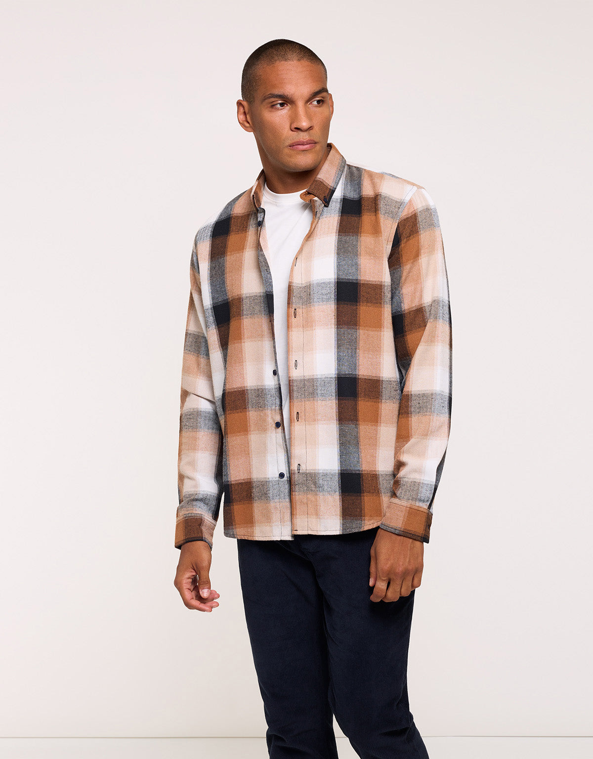 Camisa Manga Larga Marrón - Frost