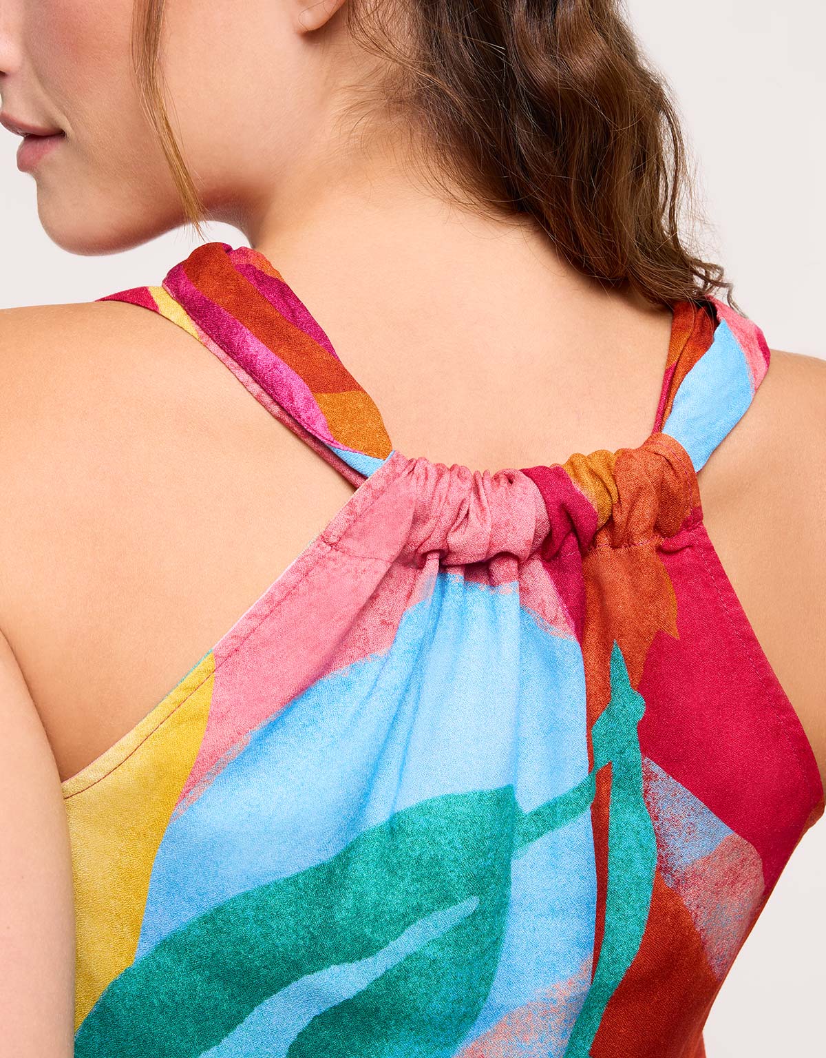 Blusa Sin Mangas Multicolor - Natur 4
