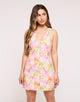 Multicolor Short Dress - Croft