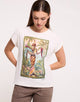 White Short-Sleeve T-Shirt - Lamila