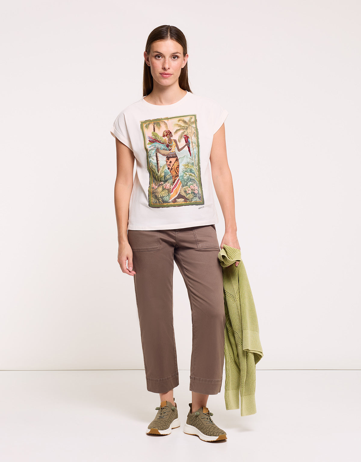 White Short-Sleeve T-Shirt - Lamila
