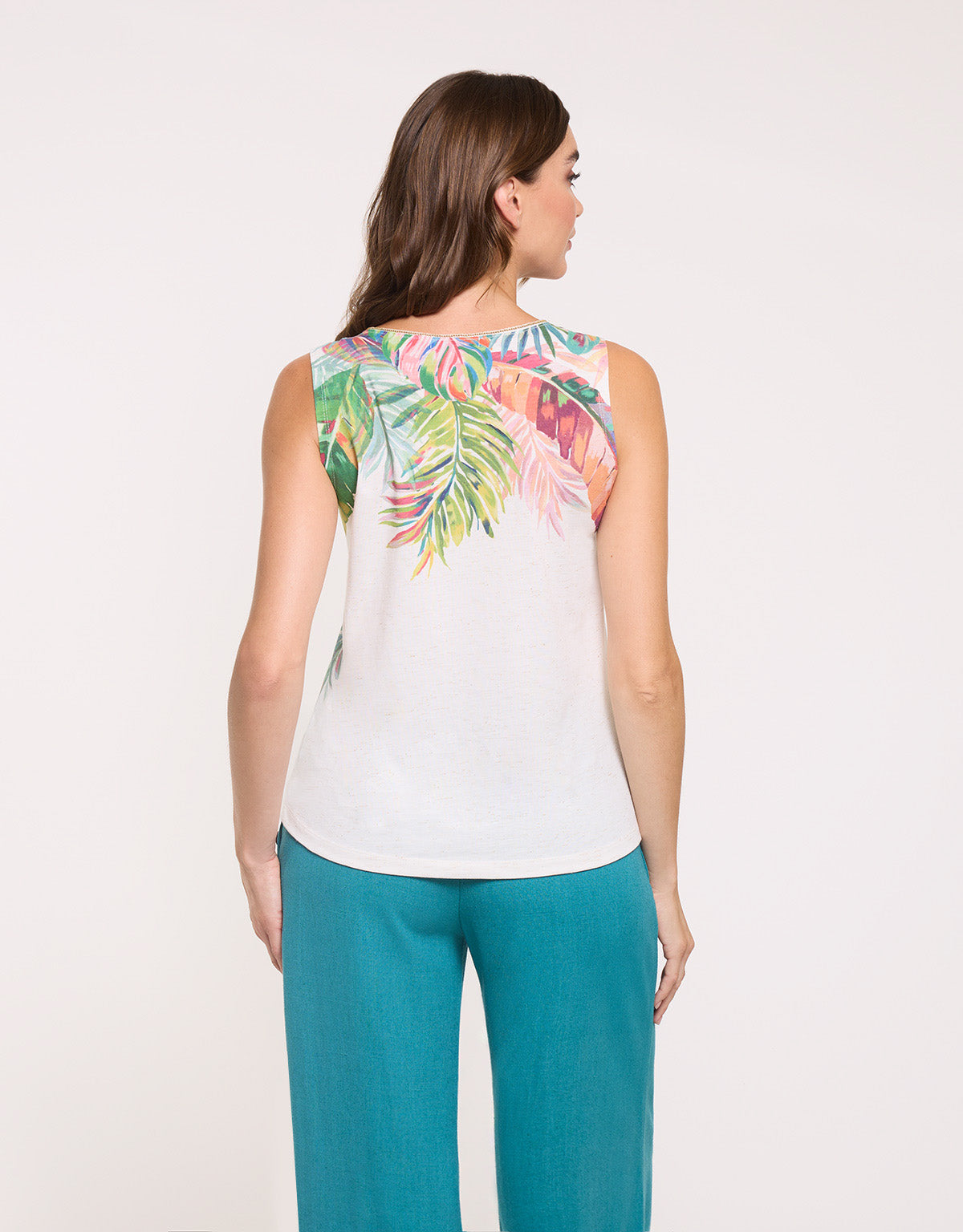 White Strappy T-Shirt - Leajula