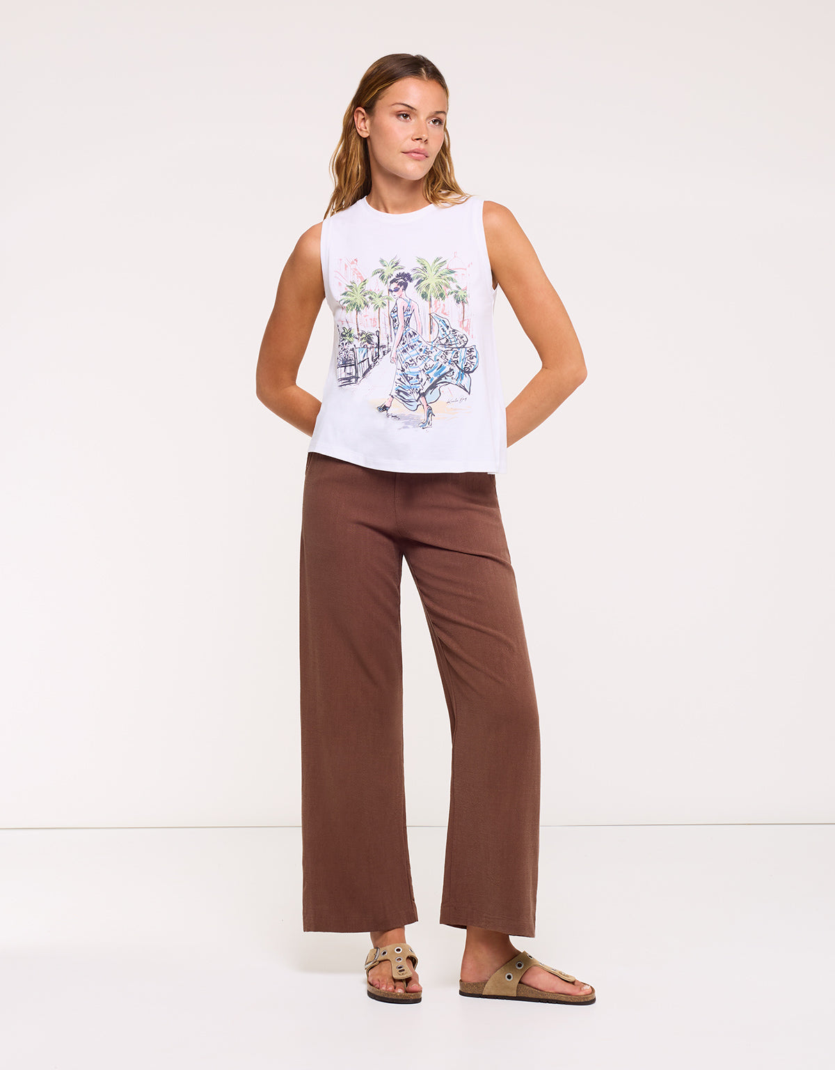 Camiseta Tirantes Blanco - Figureli 5
