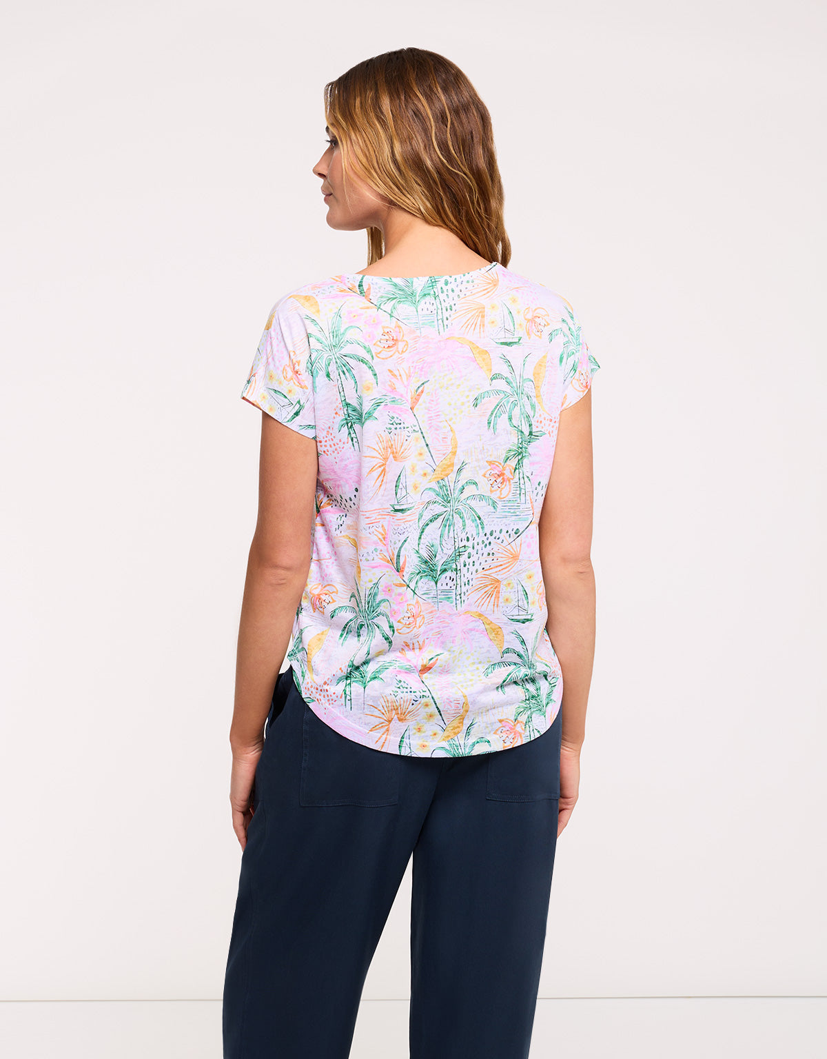 Camiseta Palmeras Multicolor - Triche 3