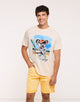Camiseta Koala Manga Corta Beige - Lilio