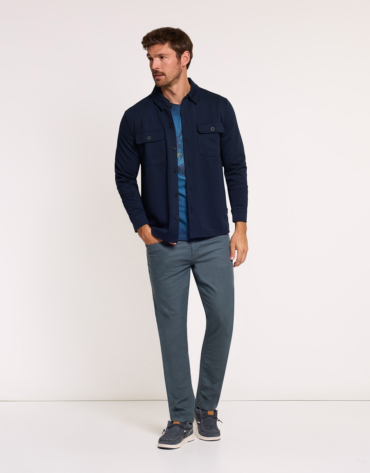 Sobrecamisa Azul Marino - Nosaa 5