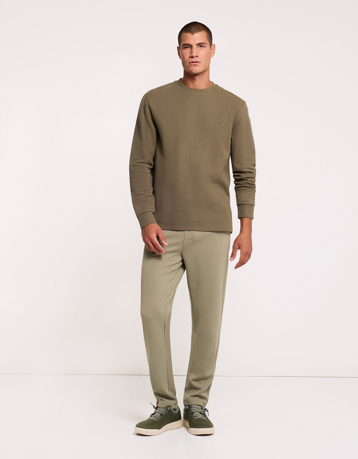 Sudadera Sin Capucha Caqui - Brome 5