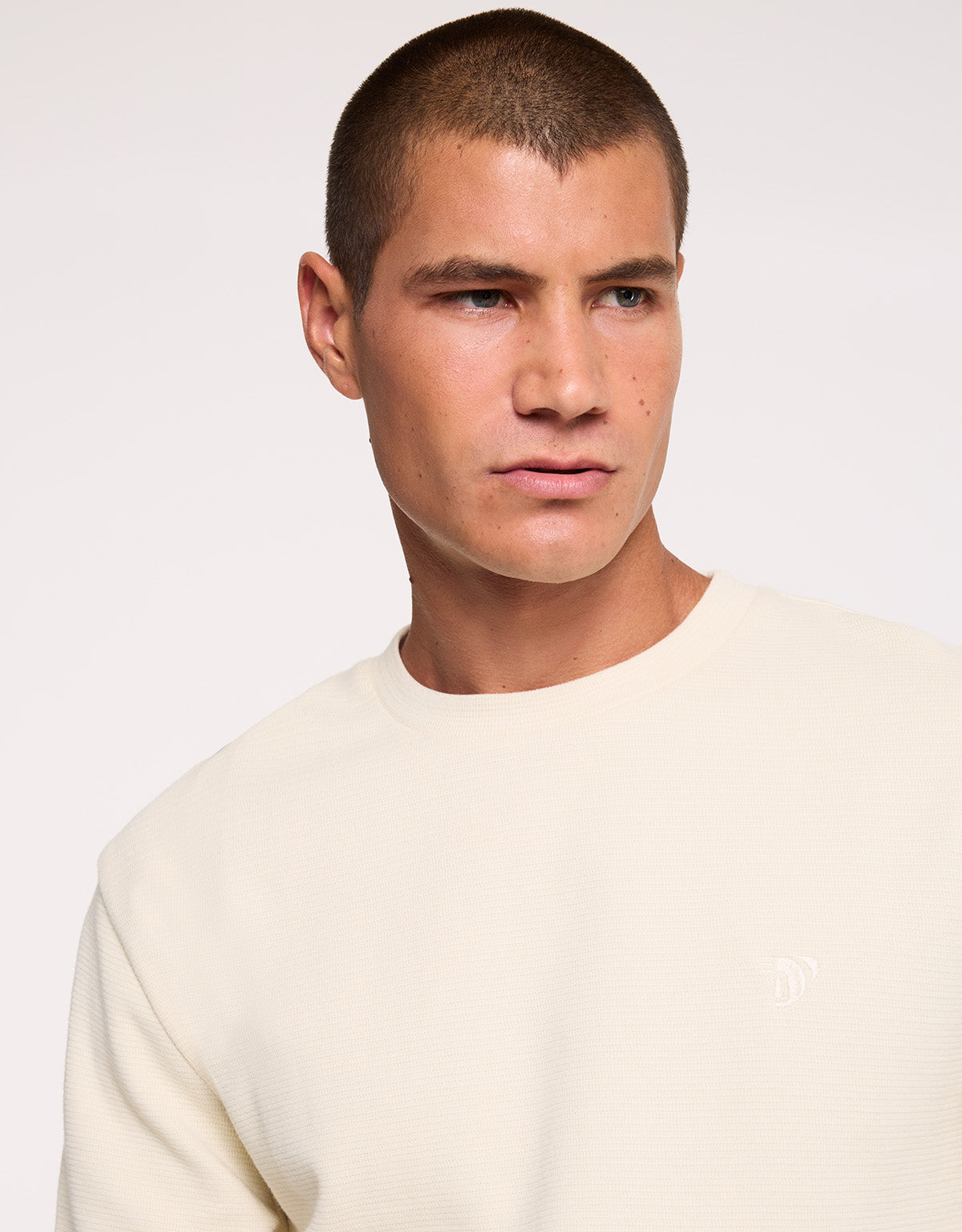Sudadera Sin Capucha Blanco - Brome 4