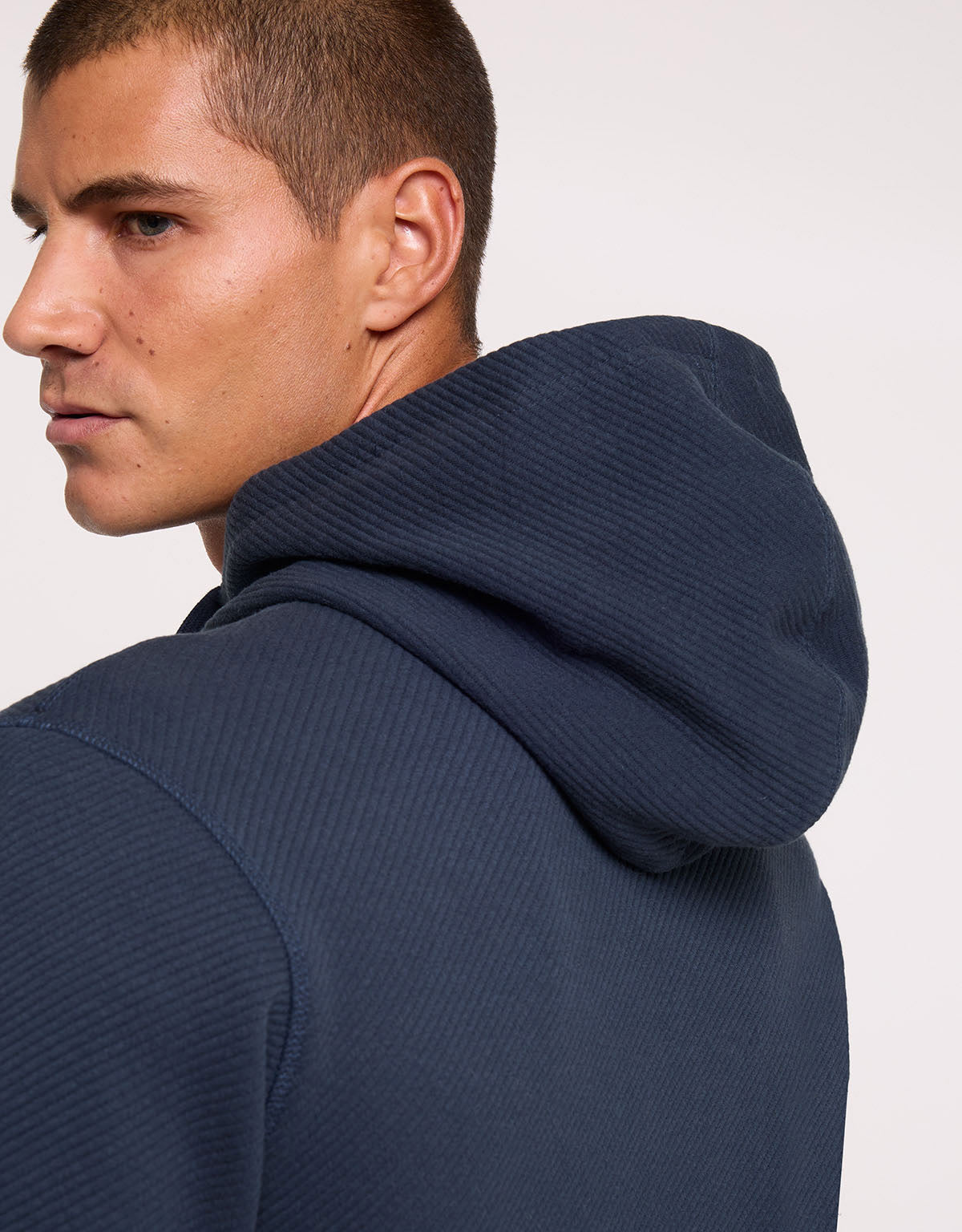Sudadera Con Capucha Azul Marino - Manly 5