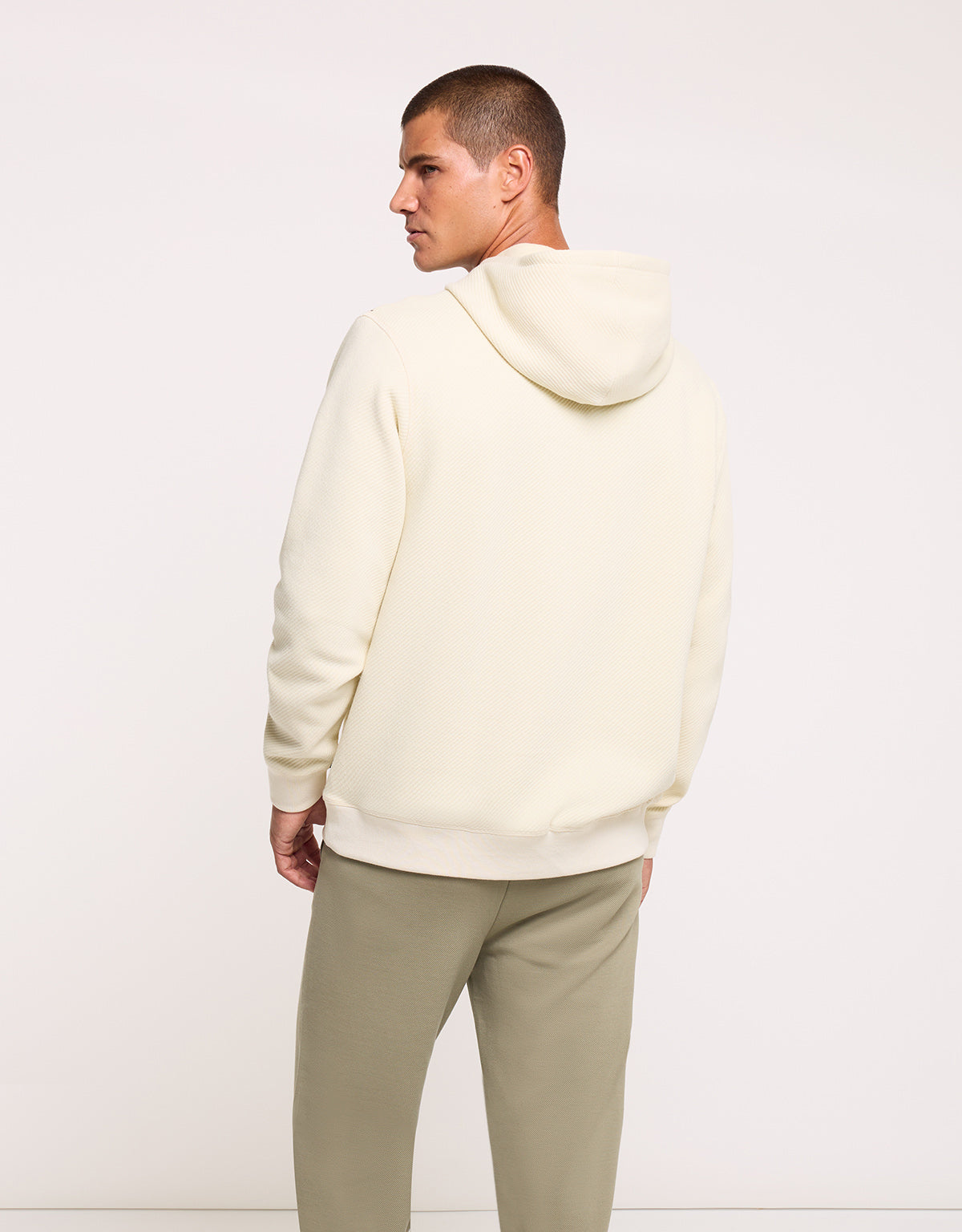 Sudadera Con Capucha Blanco - Manly 3