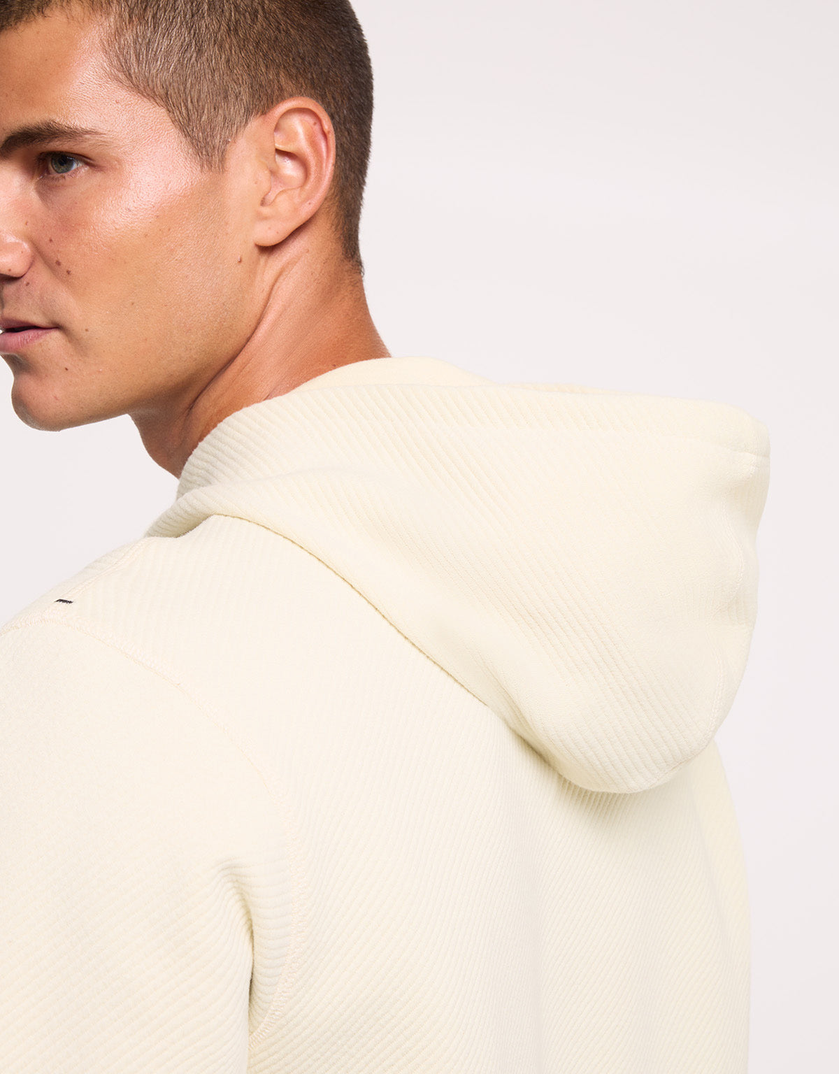 Sudadera Con Capucha Blanco - Manly 6
